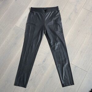 BCBGMaxAzria Black Faux Leather Leggings